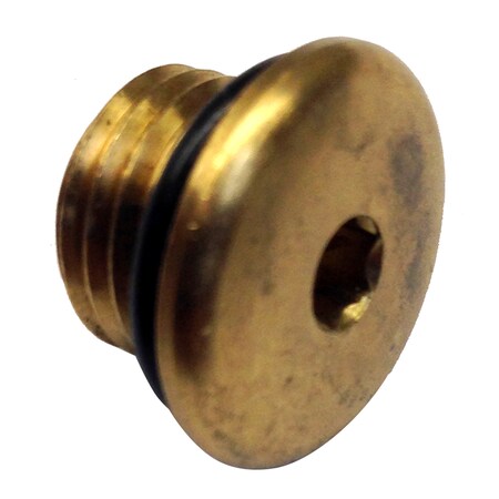 Uflex Usa Brass Plug w/O-Ring for Pumps 71928P